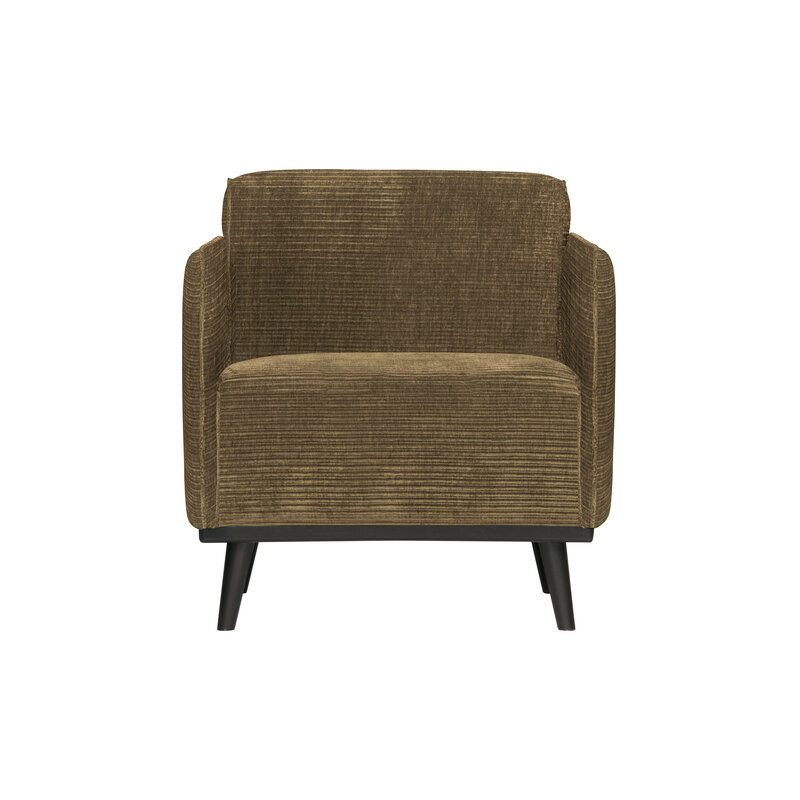 WOOOD-collectie Statement Arm Chair Flat Rib Rock