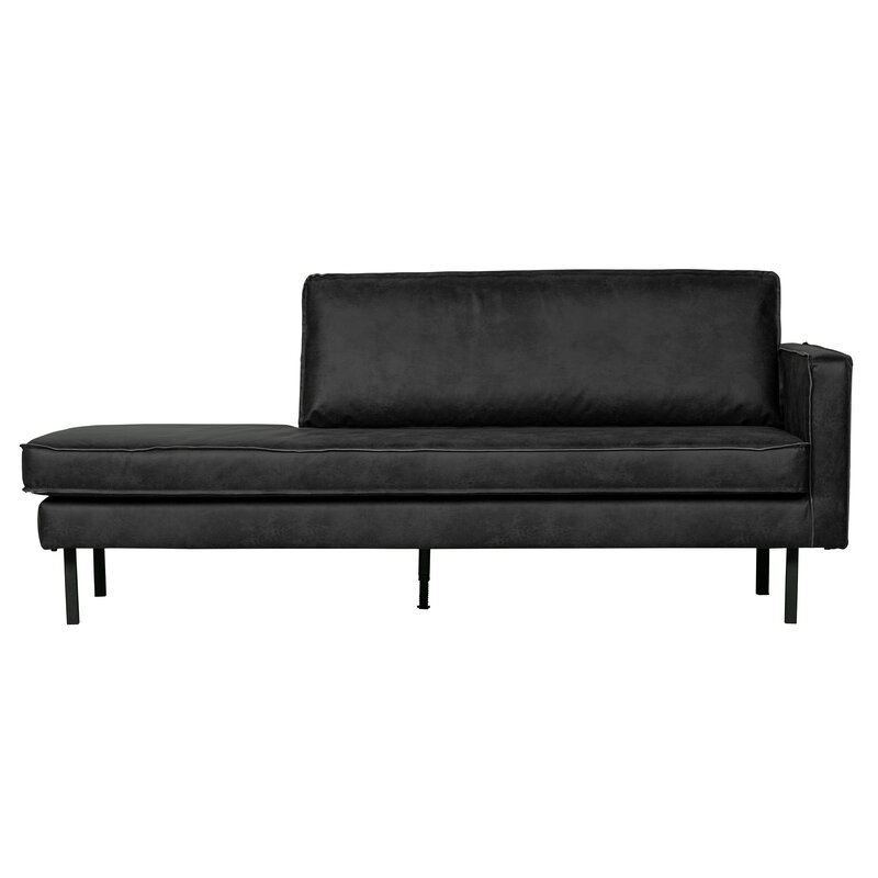 BePureHome-collectie Rodeo Daybed Right Zwart