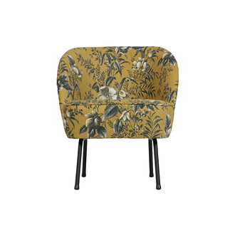 WOOOD Vogue Fauteuil Fluweel Poppy Mosterd
