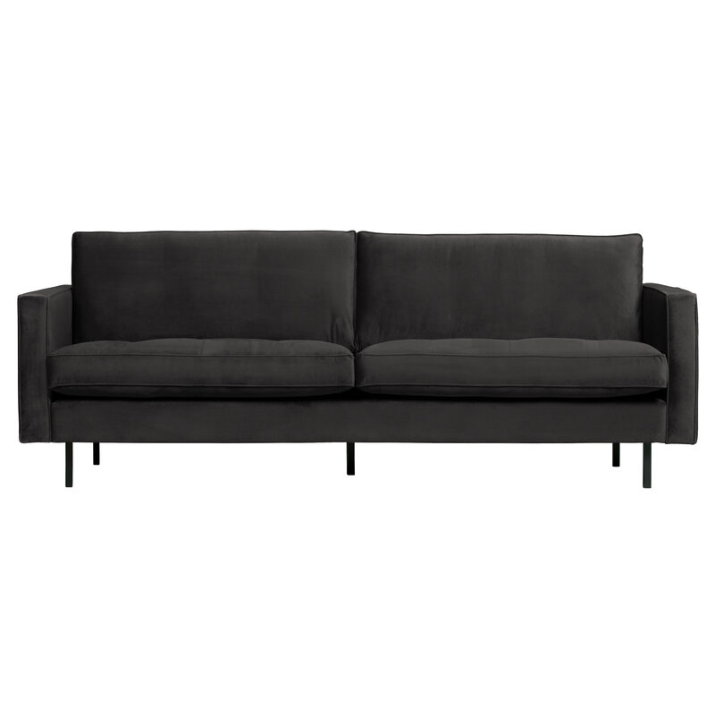 WOOOD-collectie Rodeo Classic Sofa 2,5-seater Velvet Anthracite