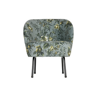 WOOOD Vogue Fauteuil Fluweel Poppy Grijs
