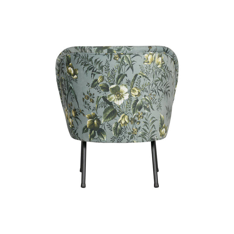 WOOOD-collectie Vogue Fauteuil Fluweel Poppy Grijs