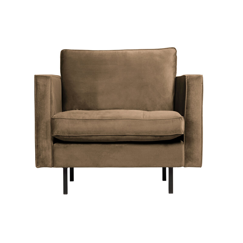 WOOOD-collectie Rodeo Classic Armchair Velvet Taupe