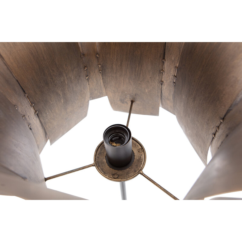 BePureHome-collectie Course Staande Lamp Metaal Antique Brass