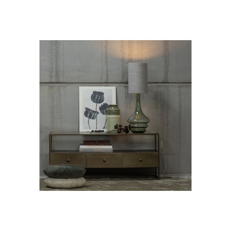 WOOOD-collectie Depart Tv-stand Metal Antique Brass