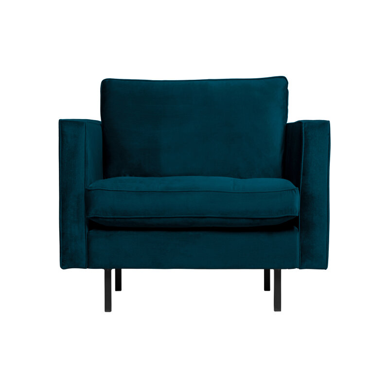 WOOOD-collectie Rodeo Classic Fauteuil Velvet Blue
