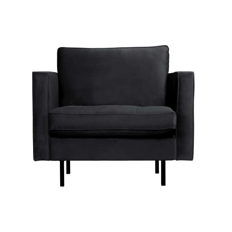 WOOOD-collectie Rodeo Classic Fauteuil Velvet Antraciet