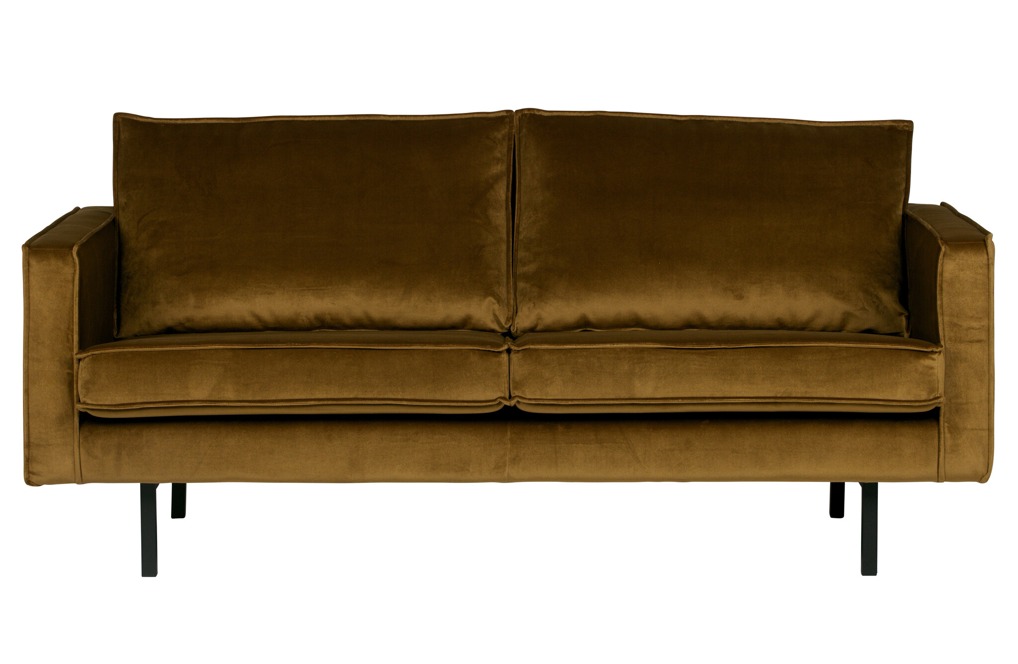 BePureHome-collectie Rodeo Bank 2,5-zits Velvet Honing Geel