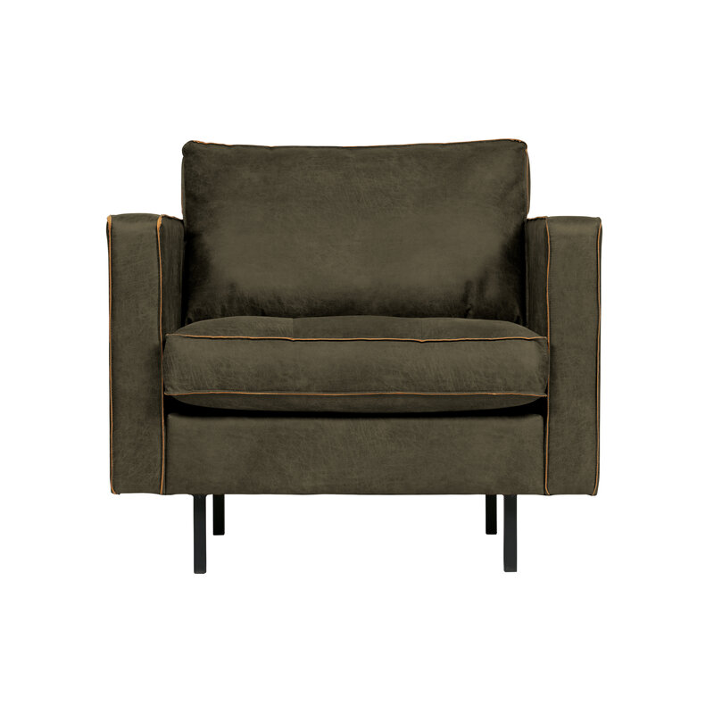 WOOOD-collectie Rodeo Classic Armchair Army