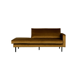 WOOOD Rodeo Daybed Right Velvet Honing Geel
