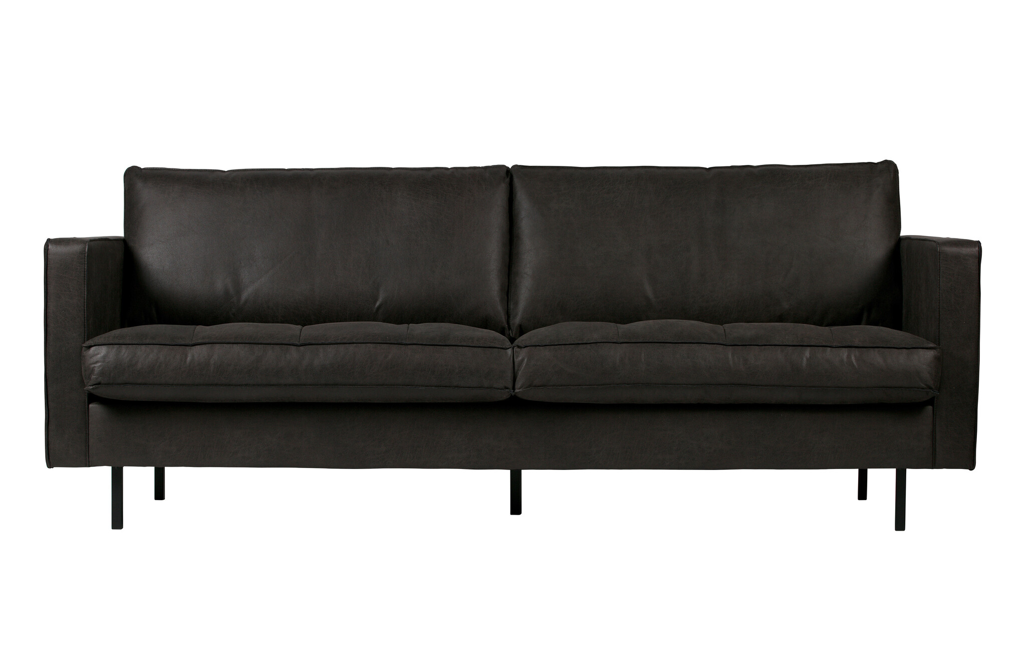 BePureHome-collectie Rodeo Classic Bank 2,5-zits Zwart