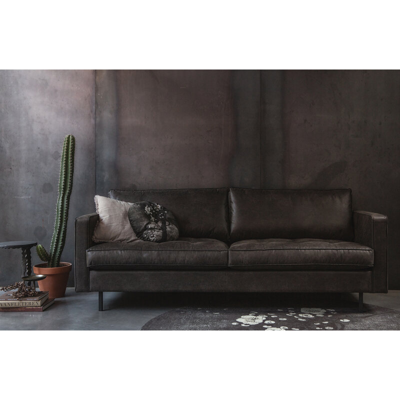WOOOD-collectie Rodeo Classic Bank 2,5-zits Zwart