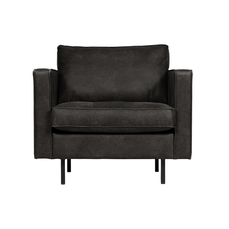 WOOOD-collectie Rodeo Classic Fauteuil Zwart