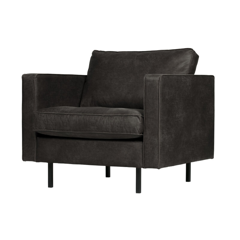 WOOOD-collectie Rodeo Classic Fauteuil Zwart
