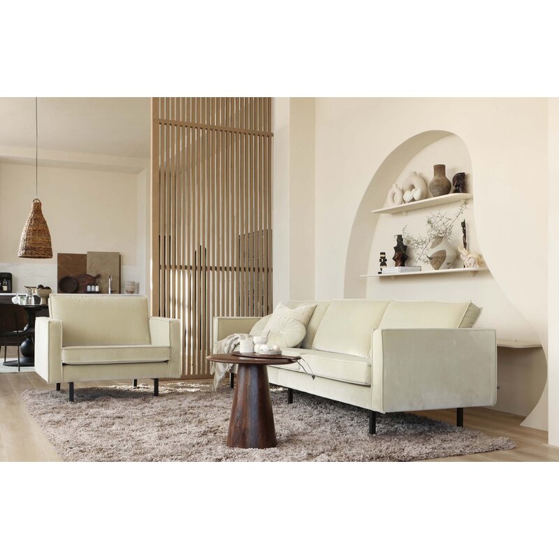 WOOOD-collectie Rodeo Fauteuil Velvet Pistache