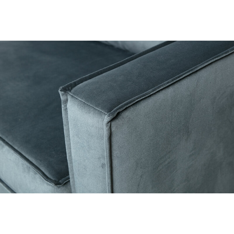 WOOOD-collectie Rodeo Corner Sofa Right Velvet Teal