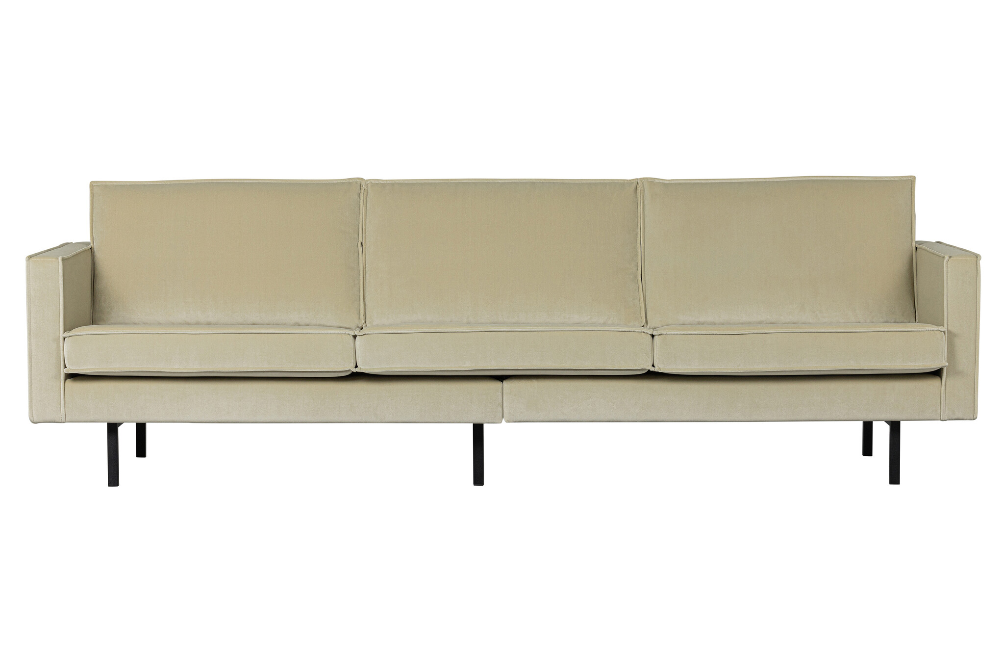 BePureHome-collectie Rodeo Bank 3-zits Velvet Pistache