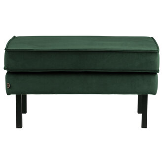 BePureHome Rodeo Hocker Op Poten Velvet Green Forest