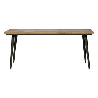 BePureHome Guild Tafel Naturel Met Zwart Onderstel 220x90