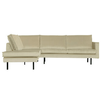WOOOD Rodeo Hoekbank Links Velvet Pistache