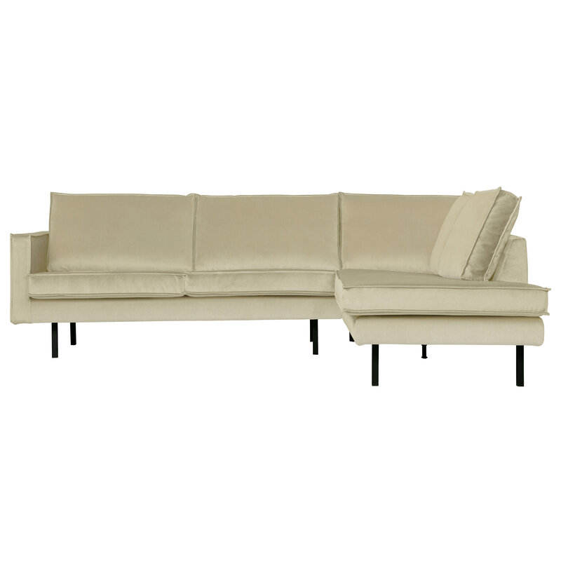 WOOOD-collectie Rodeo Corner Sofa Right Velvet Pistachio