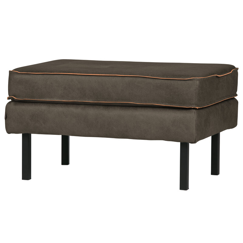 WOOOD-collectie Rodeo Hocker Op Poten Army