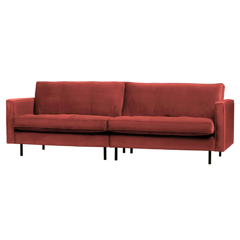 WOOOD-collectie Rodeo Classic Bank 3-zits Velvet Chestnut