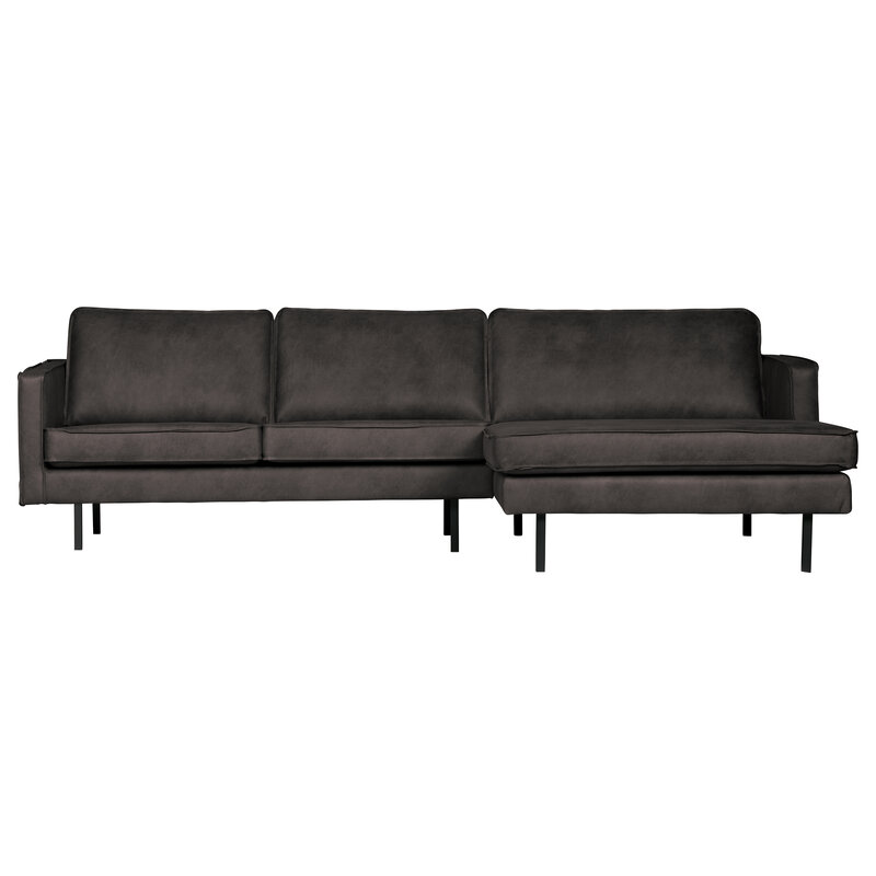 WOOOD-collectie Rodeo Chaise Longue Rechts Zwart