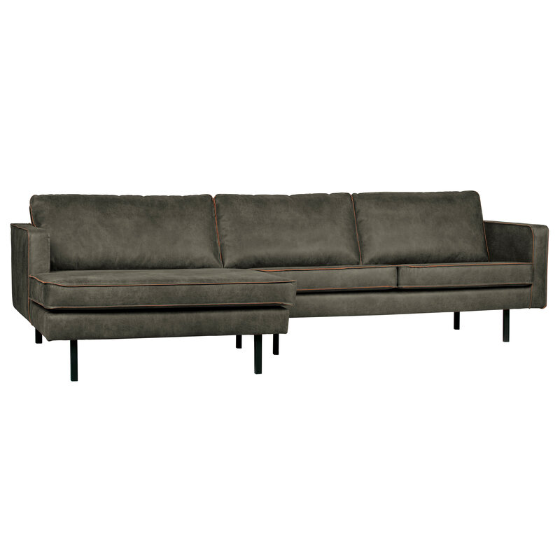 WOOOD-collectie Rodeo Chaise Longue Left Army