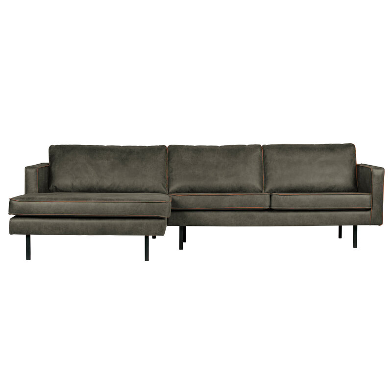WOOOD-collectie Rodeo Chaise Longue Left Army