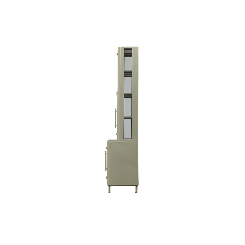 BePureHome-collectie Unlock Display Cabinet Metal Greige