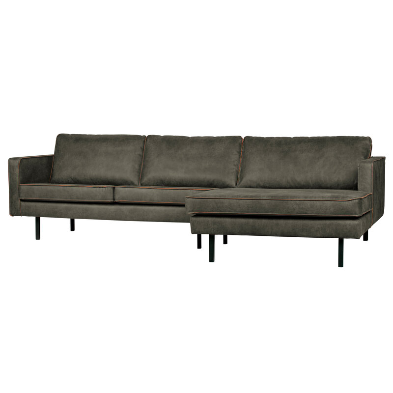 WOOOD-collectie Rodeo Chaise Longue Right Army
