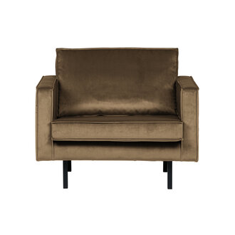 WOOOD Rodeo Fauteuil Velvet Taupe
