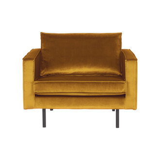 WOOOD Rodeo Fauteuil Velvet Oker