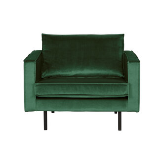 WOOOD Rodeo Fauteuil Velvet Green Forest