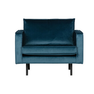WOOOD Rodeo Fauteuil Velvet Blue