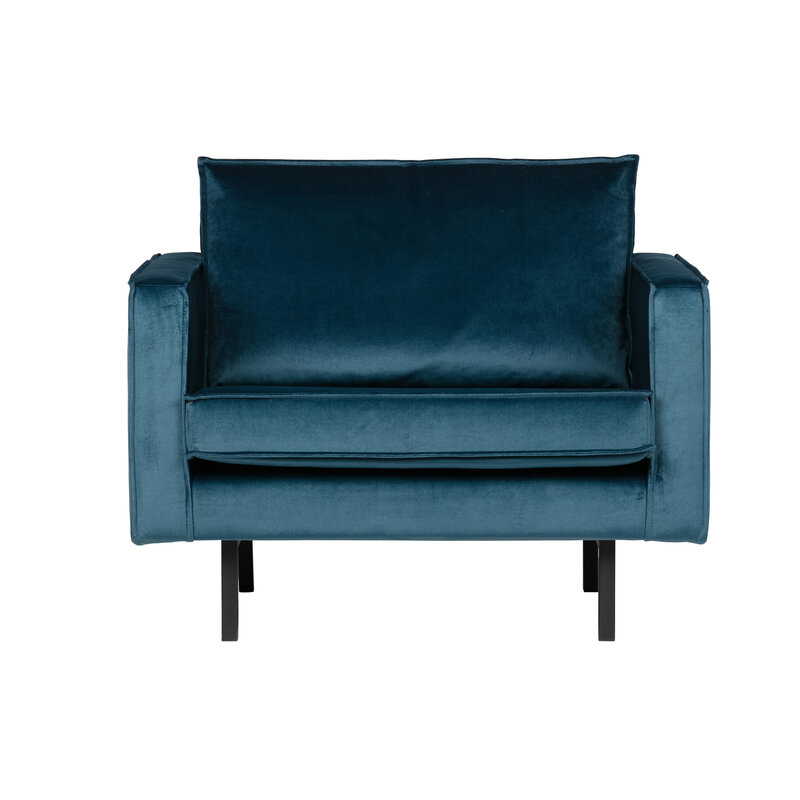 WOOOD-collectie Rodeo Fauteuil Velvet Blue