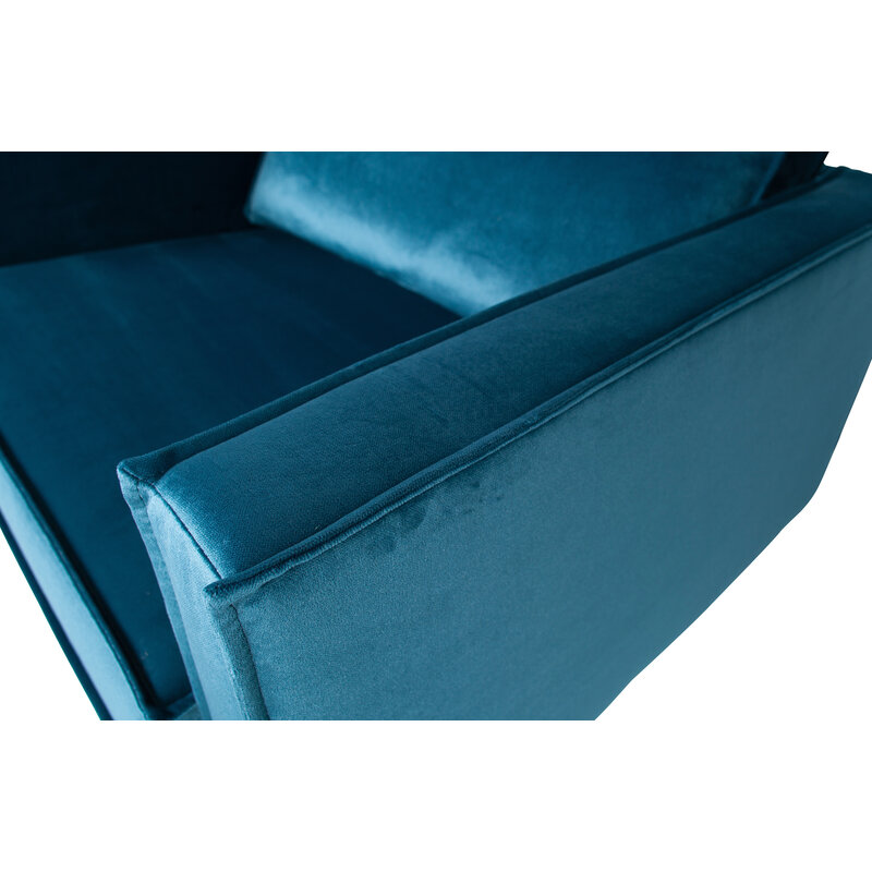 WOOOD-collectie Rodeo Fauteuil Velvet Blue