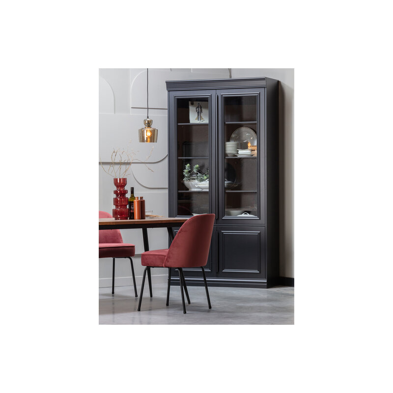 WOOOD-collectie Rhombic Eettafel 220x90cm Hout/metaal