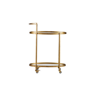 BePureHome Push Trolley Metaal Antique Brass