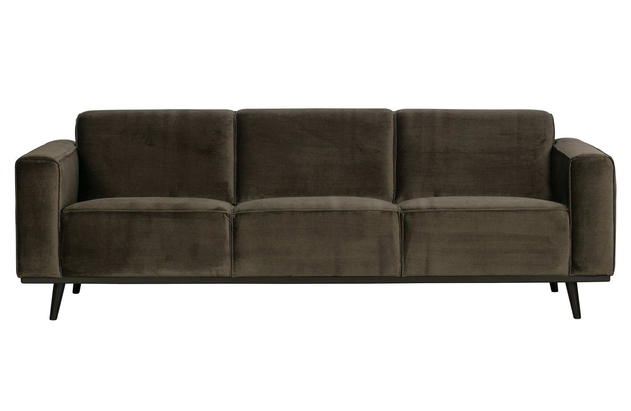 BePureHome-collectie Statement 3-zits Bank 230 Cm Fluweel Warm Groen