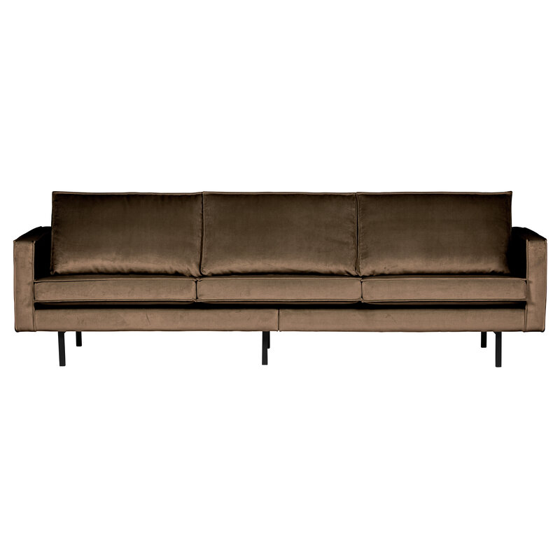 WOOOD-collectie Rodeo 3 Seater Velvet Taupe