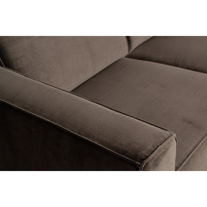 WOOOD-collectie Statement 3-zits Bank 230 Cm Fluweel Warm Groen