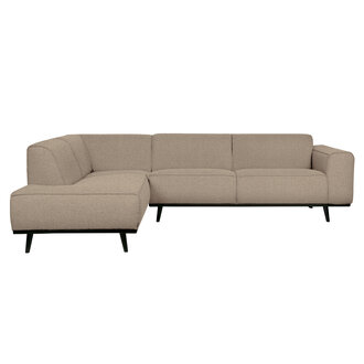 WOOOD Statement Hoekbank Links BouclÉ Beige