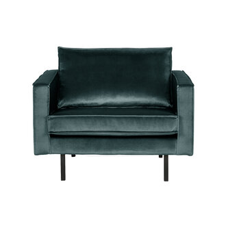 WOOOD Rodeo Fauteuil Velvet Teal