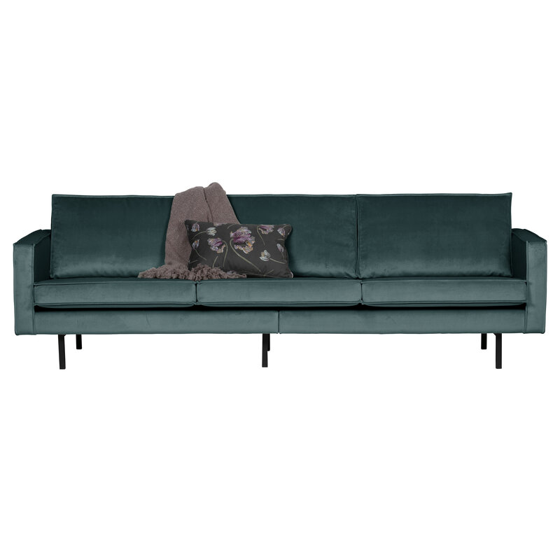 WOOOD-collectie Rodeo Bank 3-zits Velvet Teal