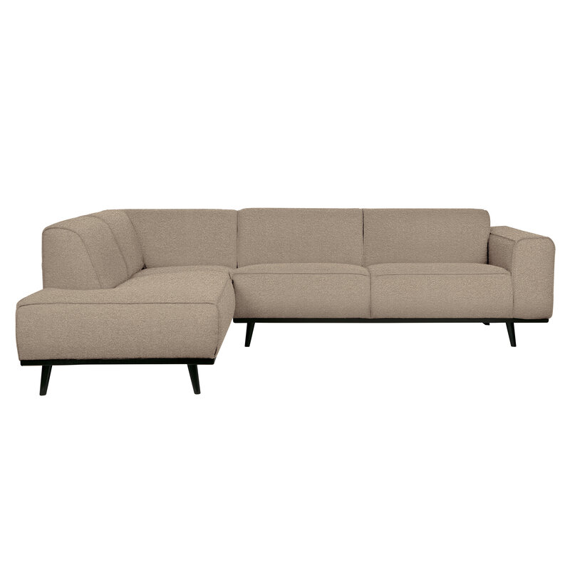 WOOOD-collectie Statement Corner Sofa Left Boucle Beige