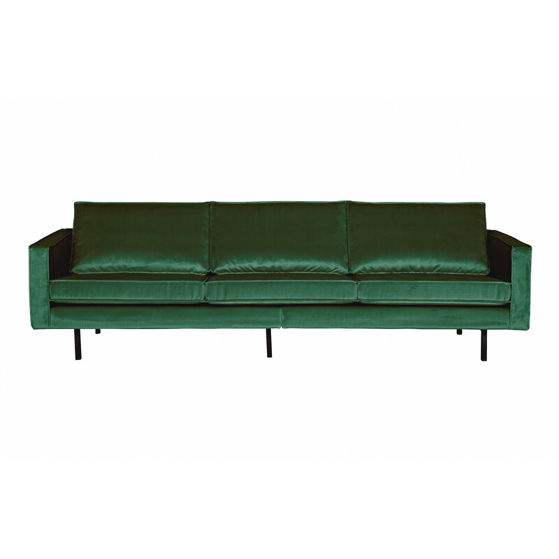 WOOOD-collectie Rodeo 3 Seater Velvet Green Forest