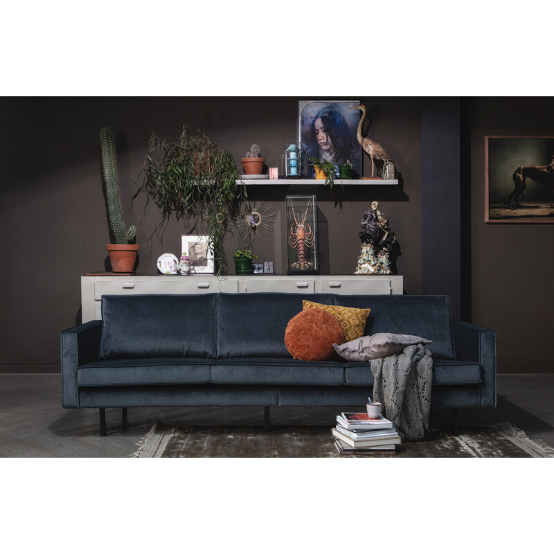 WOOOD-collectie Rodeo Sofa 3 Seater Velvet Teal