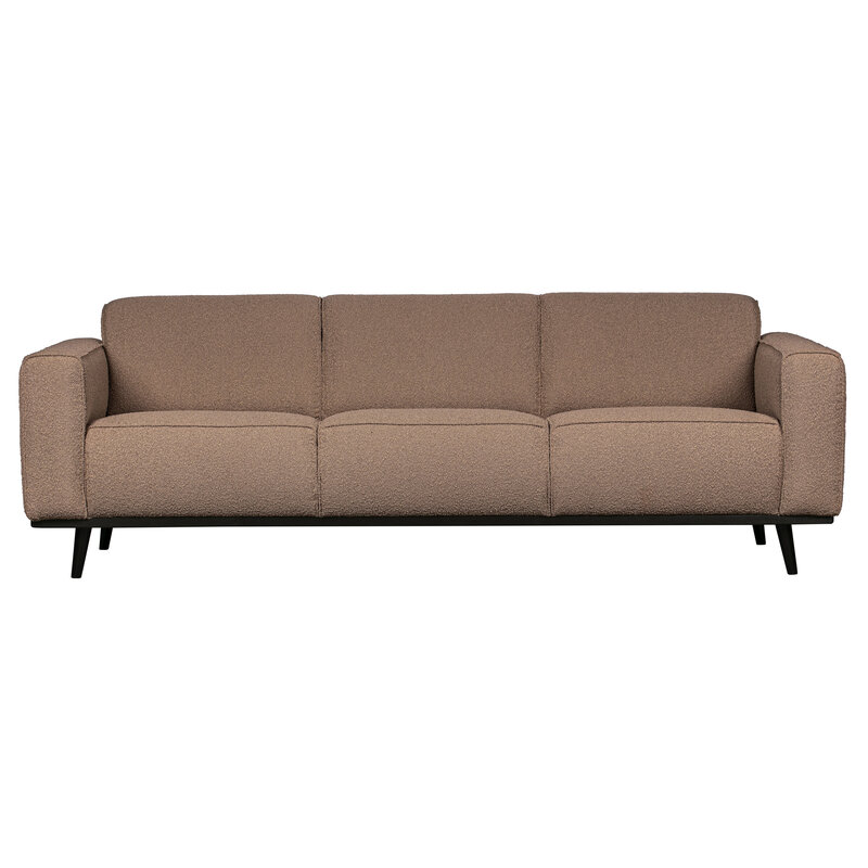 WOOOD-collectie Statement 3-zits Bank 230 Cm BouclÉ Nougat